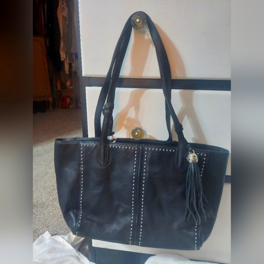 Brighton Tassled Studded Jax Organizer Tote